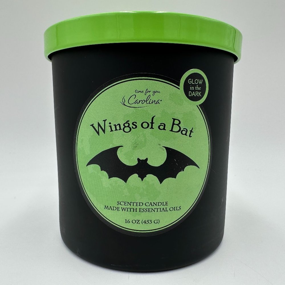 Time For You Carolina! 16 oz Wings of a Bat Scented Candle / New